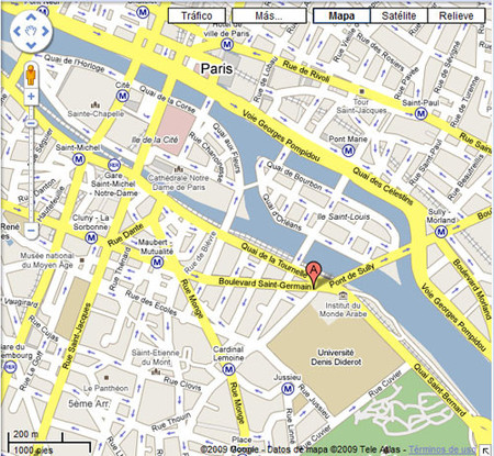 Mapa paris