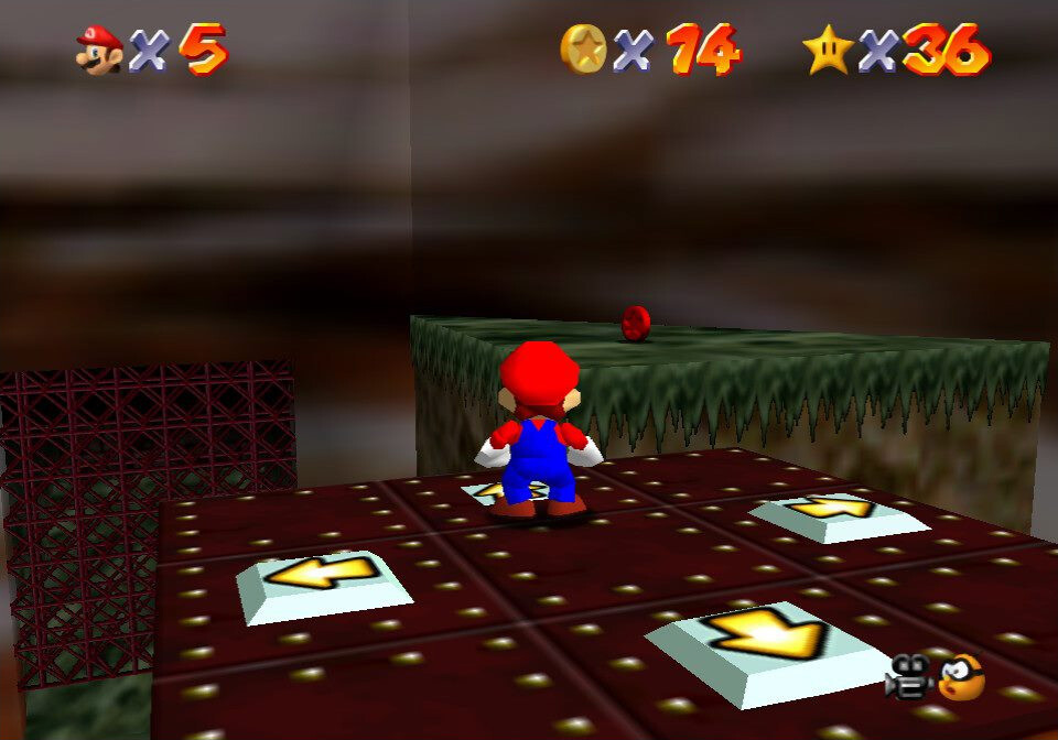 Super Mario 64 Como Conseguir La Estrella Elevate For 8 Red Coins De Hazy Maze Cave