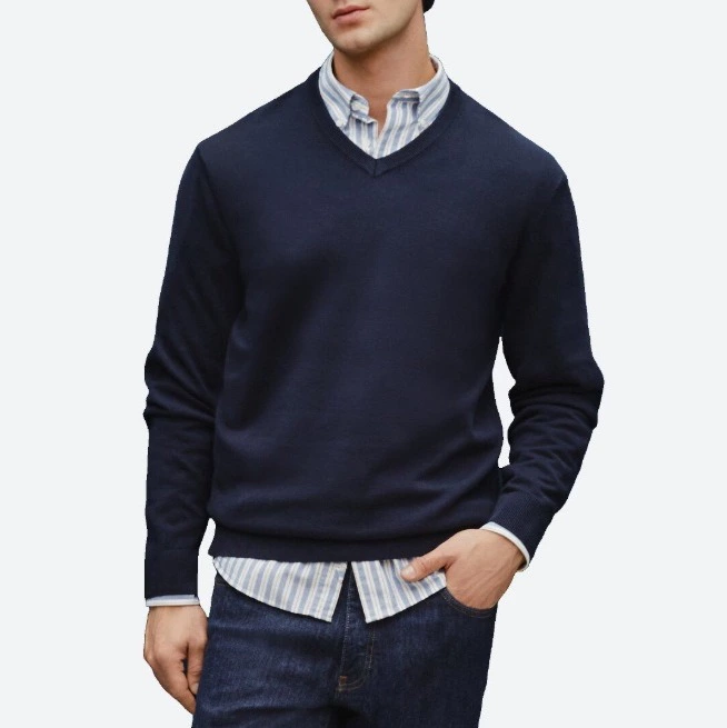 Dustin Sueter cuello pico algodón hombre