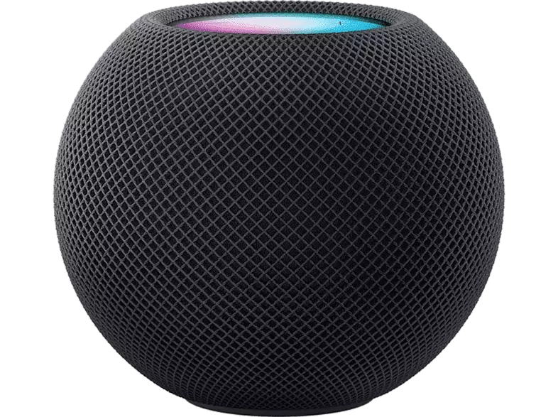 APPLE HomePod mini (2021)、スマート スピーカー、Siri、360°、Bluetooth®、WiFi、HomeKit、ホーム オートメーション、スペース グレイ
