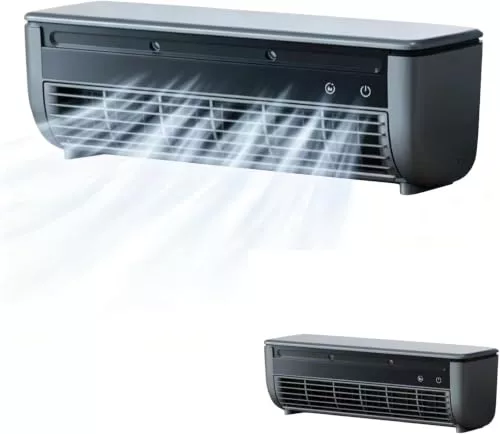 Aire acondicionado de pared sin unidad exterior, aire acondicionado portátil | Refrigeración instantánea en 30 segundos (A)