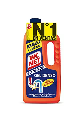 WC Net - Energy Desatascador Gel para Tuberías 1L