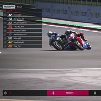 Pecco Bagnaia ganó la segunda carrera virtual de MotoGP mientras que lo de Valentino Rossi son las motos reales