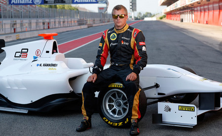 Kimi Räikkönen prueba el Dallara GP3/13 en Barcelona