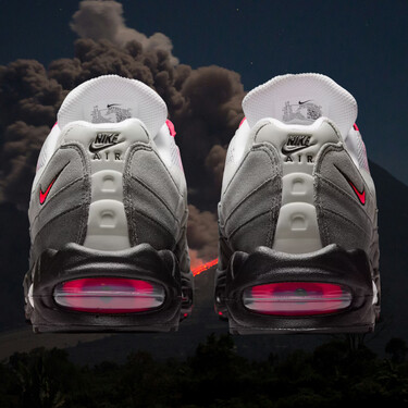 Nike lanzará sus zapatillas más atrevidas este otoño, unas Air Max 95 que parecen nacidas de la lava de un volcán