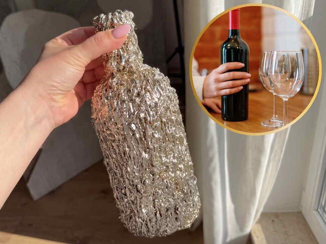 Cómo hacer un florero con una botella de vino y reutilizarla: una idea fácil y elegante para decorar tu casa
