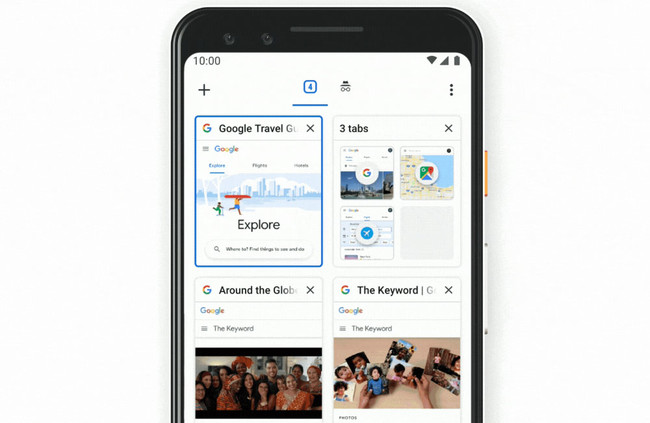 Chrome Android Tabs