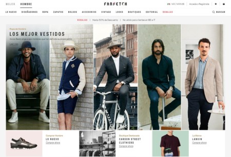 Farfetch ofrece una nueva experiencia de compra para el sector masculino