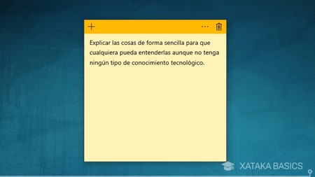 motor obispo Creyente Cómo utilizar los post-it de Windows 10: qué son las Sticky Notes y cómo  funcionan