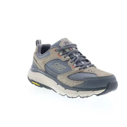 Skechers Zapatos con cordones D'Lux Pro para hombre - Gris, Gris pardo, 41.5 EU