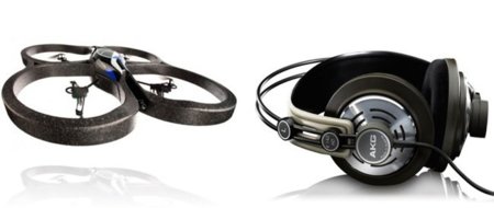 Los mejores accesorios para Mac y dispositivos iOS: Auriculares AKG 142 HD y AR Drone