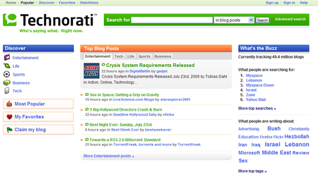 Technorati tendrá versiones locales el próximo año