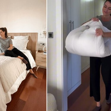 María Lourdes, experta en limpieza: “El truco para no llevar el nórdico a la tintorería está en cómo lo lavas y lo tiendes” 