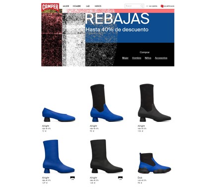 Hasta 40% de descuento en las rebajas de la tienda oficial de Camper