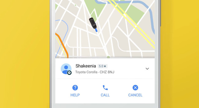 Uber Google Maps