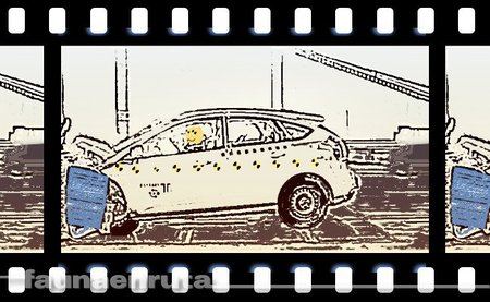 Cuando estrellar un coche se convierte en un arte necesario