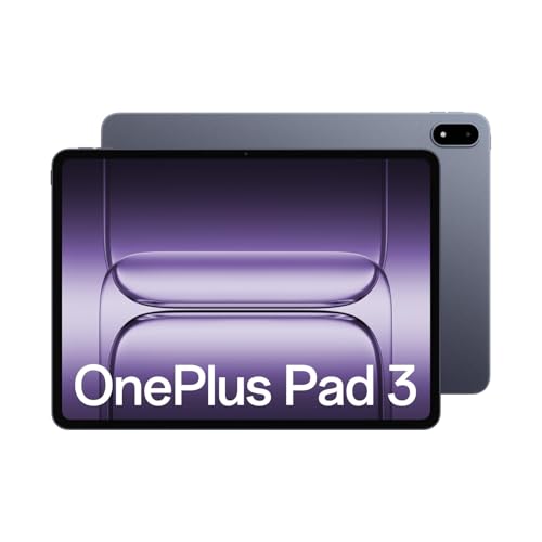OnePlus Pad 3 Tablet 16+512 GB, procesador Snapdragon 8 Elite, Pantalla 13.2" 3.4K 144Hz, Batería 12140 mAh, Carga Rápida 80W, Multitarea sin Esfuerzo con IA, Azul Tormenta