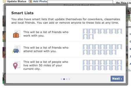 Facebook imita a Google Plus: nueva función Smart Lists