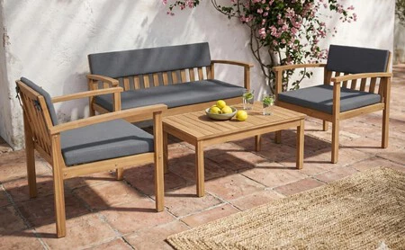 Conjunto De Muebles Jardin Java Carrefour