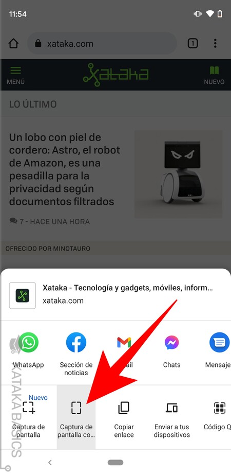 Mejor Obsesión Pasivo Cómo activar y usar las capturas de pantalla de web completa en Chrome para  Android