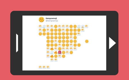 Así es tiempoemoji, la cuenta de Twitter que te da la previsión del tiempo 
