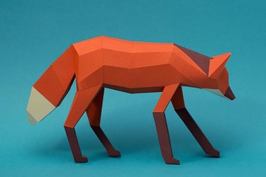Geniales animales de papel del estudio creativo Guardabosques