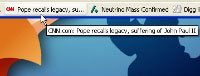 Ticker RSS, extensión para Firefox