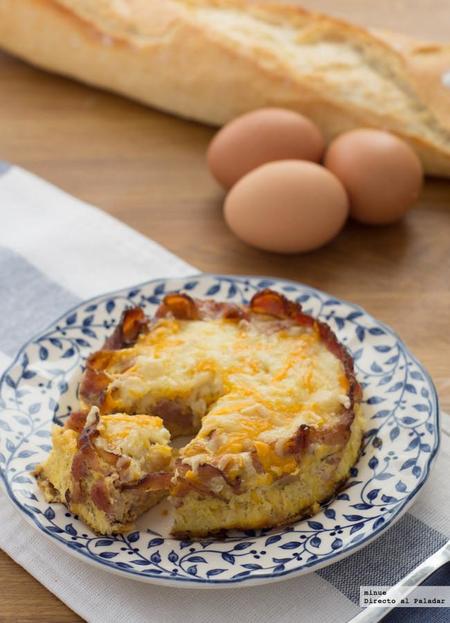 Tarta de desayuno inglés. Receta
