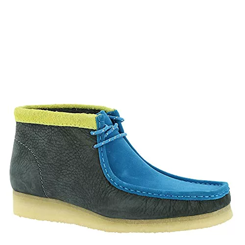 Clarks Botas de hombre Wallabee Chukka, Tinta multicolor, 46 EU