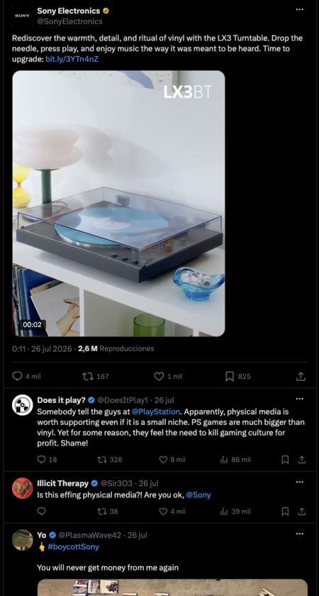 tocadiscos sony