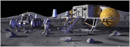 La NASA planea una base lunar habitada