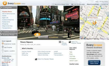 EveryScape: tours urbanos virtuales en 360º