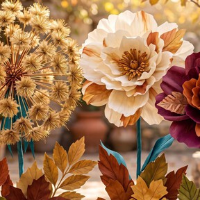 Cómo hacer flores gigantes de papel para octubre: la idea perfecta para decorar en otoño y Día de Muertos