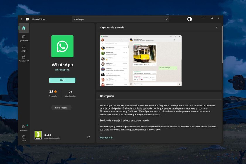 WhatsApp promised a month ago an app for Windows 10 and 11 that would
