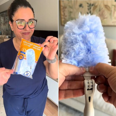Una experta en limpieza prueba el nuevo plumero atrapapolvo de Mercadona y alucina con el cambio: "me encanta para las cornisas y los zócalos" 