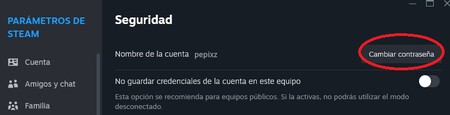 Cambiar Contrasena Steam Hackeo