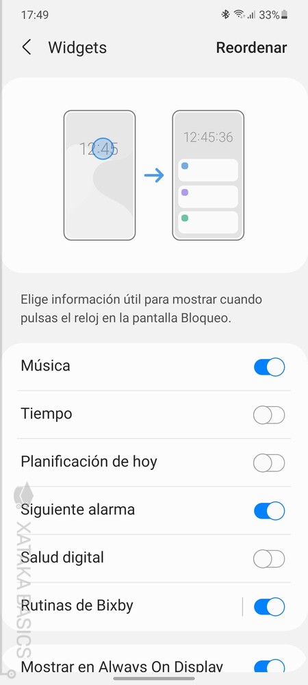 Configura Los Widgets De La Pantalla De Bloqueo