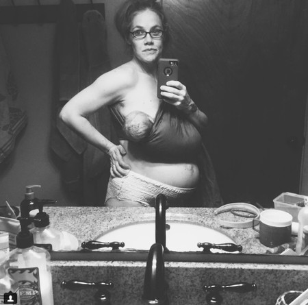 El "selfie" de una madre a las 24 horas de dar a luz: "Un momento diferente a cualquier otro"