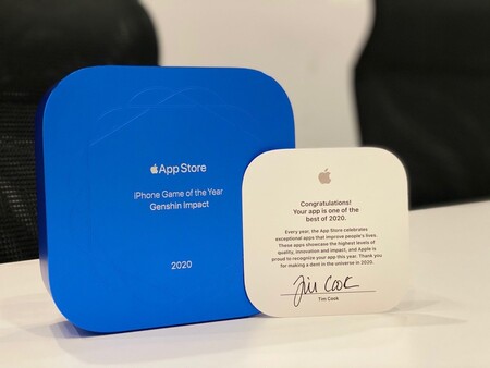 Este es el trofeo que envía Apple a los ganadores de la App Store 2020