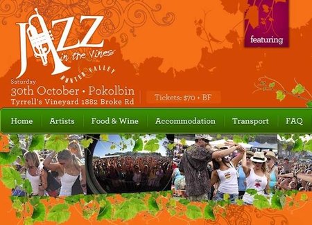 Jazz in the Vines: jazz entre viñedos australianos
