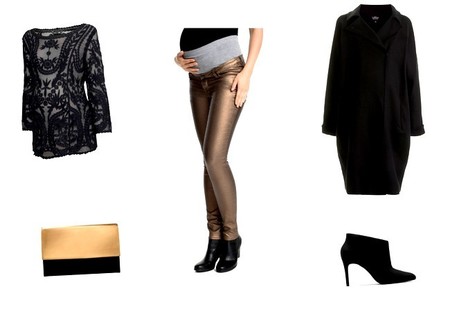 Look Premama Navidad Oro