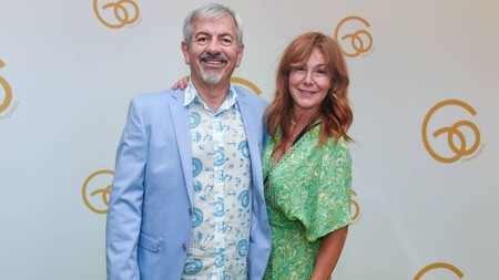 Sobera y su esposa, Patricia