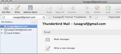 Mozilla publica la primera versión Alpha de Thunderbird 3