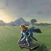 Aunque no lo creas, combinar carne congelada con un arma en Tears of the Kingdom es un truco que te hará sentir como el mismísimo Tony Hawk 