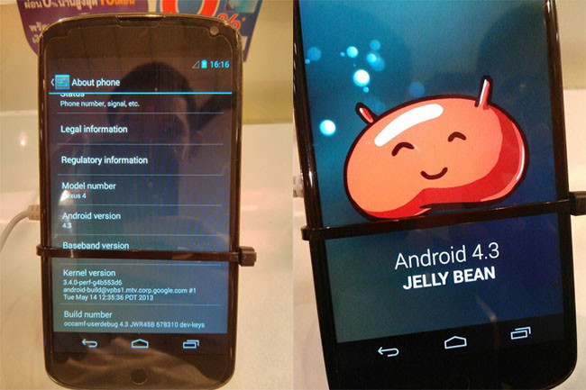 Nexus 4 con Android 4.3