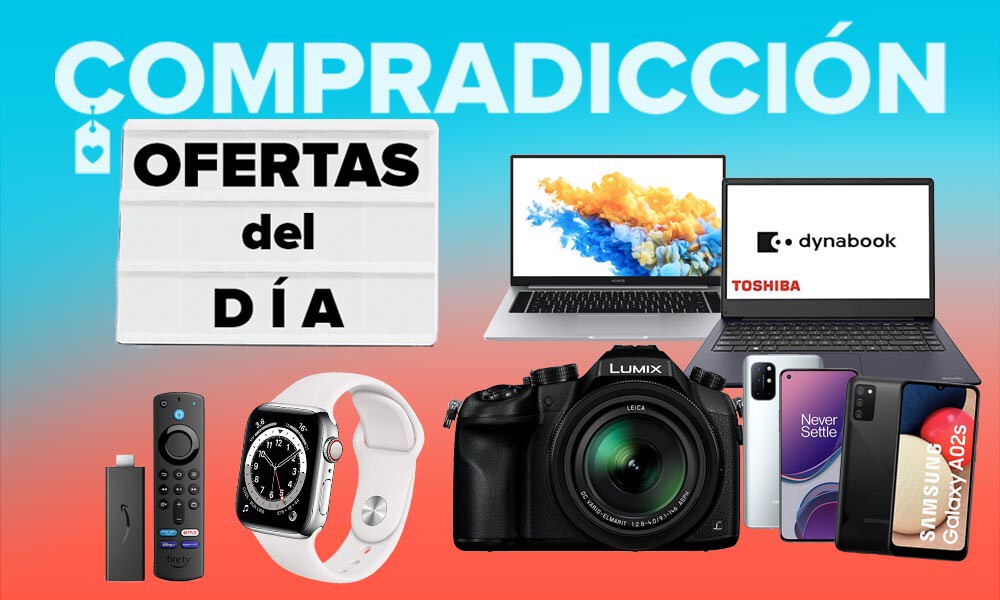 Chollos del día en Amazon: portátiles Honor y Toshiba, cámaras Panasonic, smartphones Samsung y OnePlus o relojes Apple Watch a precios rebajados