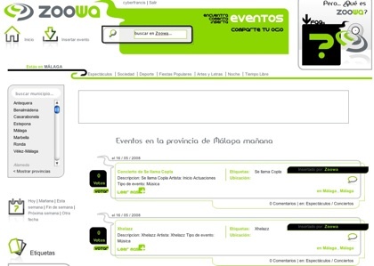 Zoowa, añade y descubre ofertas de ocio de cualquier ciudad española