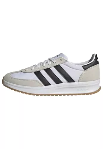 adidas Run 70S 2.0 Shoes, Zapatos Hombre, Cloud White/Core Black/Grey One, 43 1/3 EU