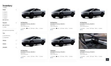 Tesla Cybertruck Fundation Series: unidades en stock