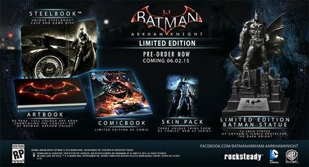 Junio de 2015 se vestirá de negro para las dos ediciones de Batman: Arkham Knight